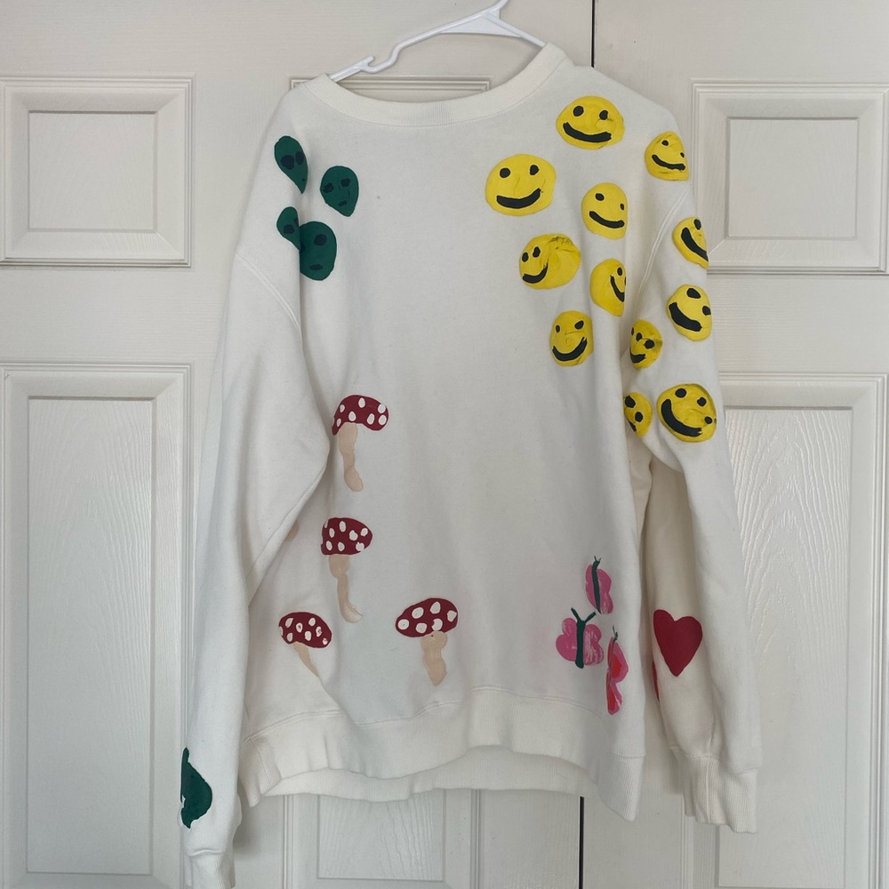 Nordstrom Coney Island Picnic Doodle Friends Sweatshirt
